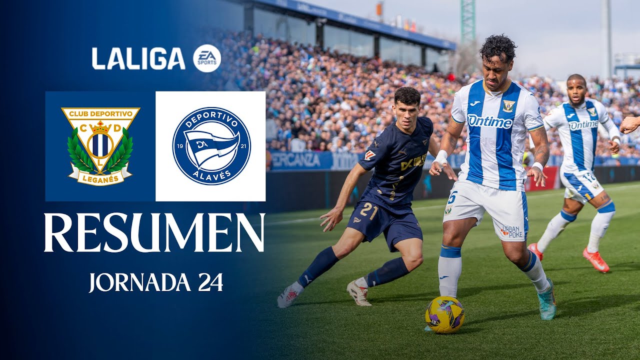 📹 RESUMEN  CD Leganés 3 - 3 Deportivo Alavés I J24 | LALIGA