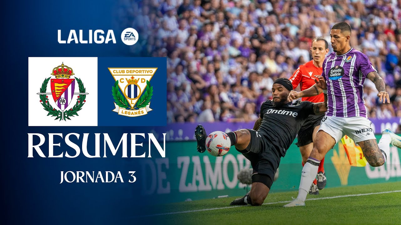 📹 RESUMEN Real Valladolid 0-0 Leganés | J3 | LALIGA