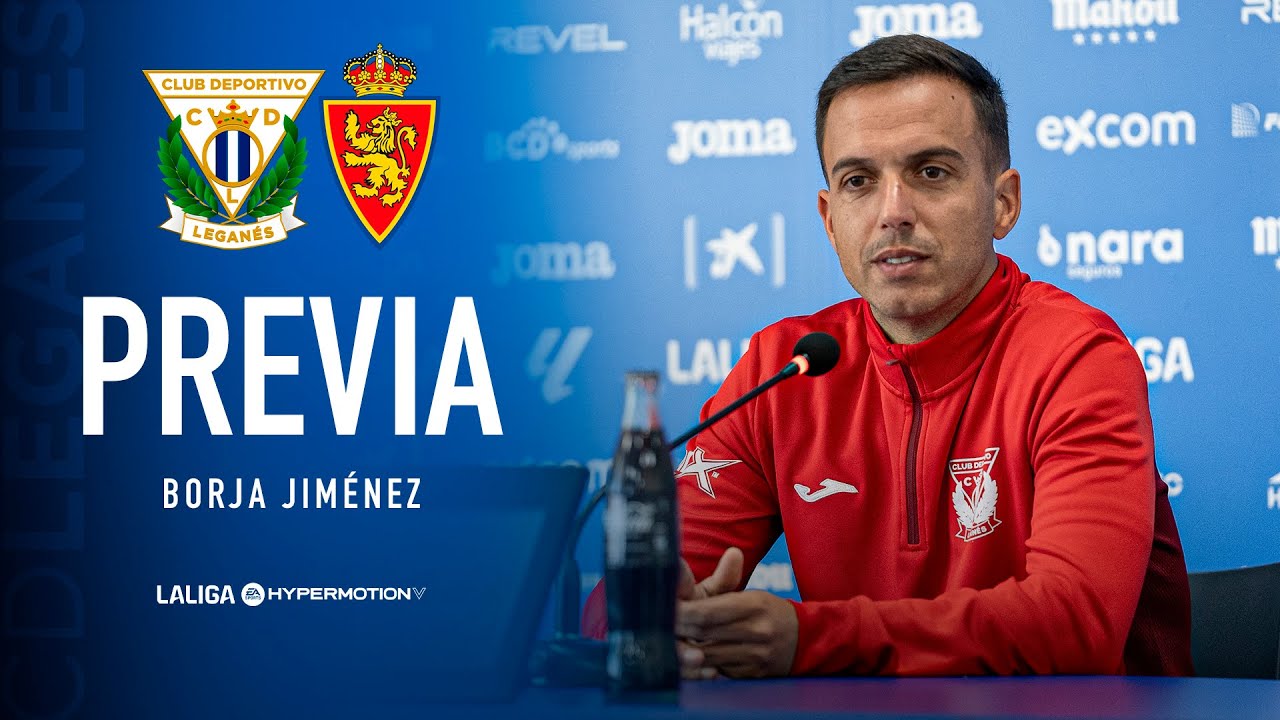 📹🎙️ Rueda de prensa de Borja Jiménez previa al #LeganésRealZaragoza