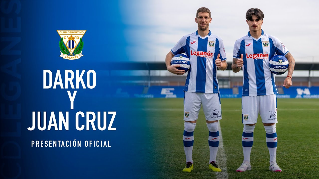 📹🎙️ Presentación de Darko Brasanac y Juan Cruz como nuevos jugadores del C.D. Leganés