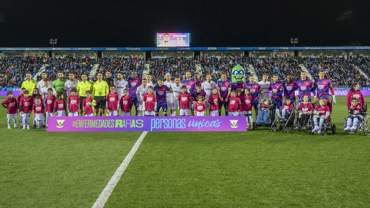 💜 El C.D. Leganés, más solidario que nunca por las #EnfermedadesRaras