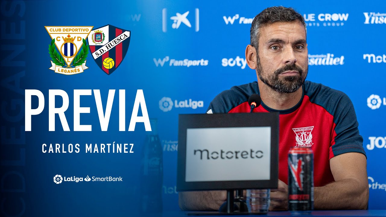 🎙 Rueda de prensa de Carlos Martínez previa al #LeganésHuesca | C.D. Leganés