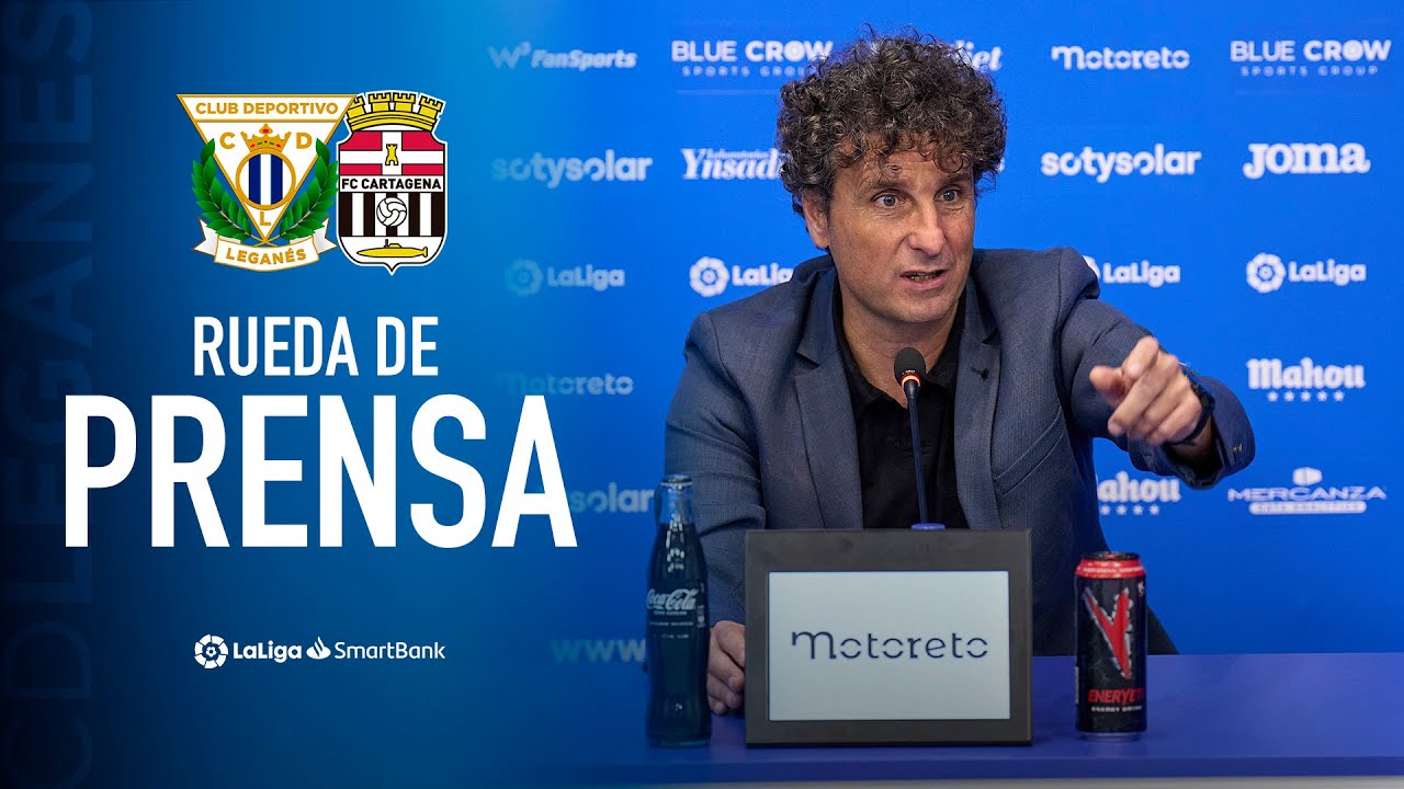 🎙Imanol Idiakez: "Estamos en situación de emergencia. Buscaremos los 50 puntos". #LeganésCartagena