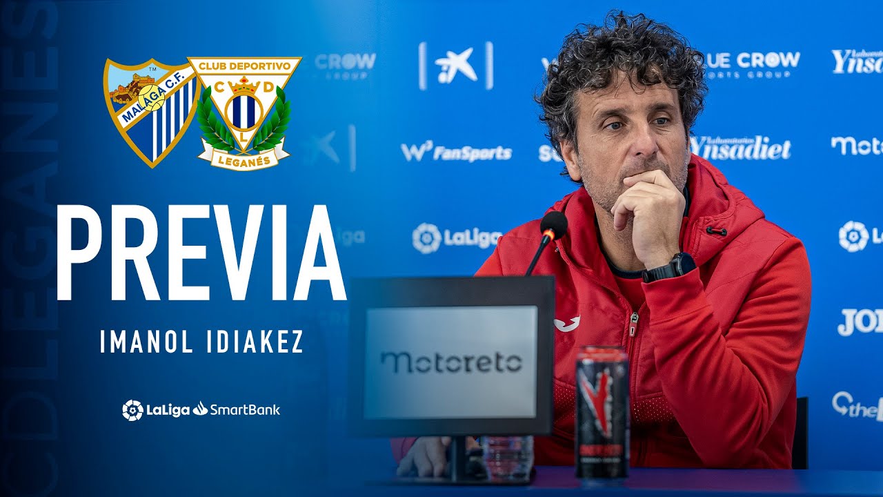 🎙 Rueda de prensa de Imanol Idiakez previa al #MálagaLeganés | C.D. Leganés
