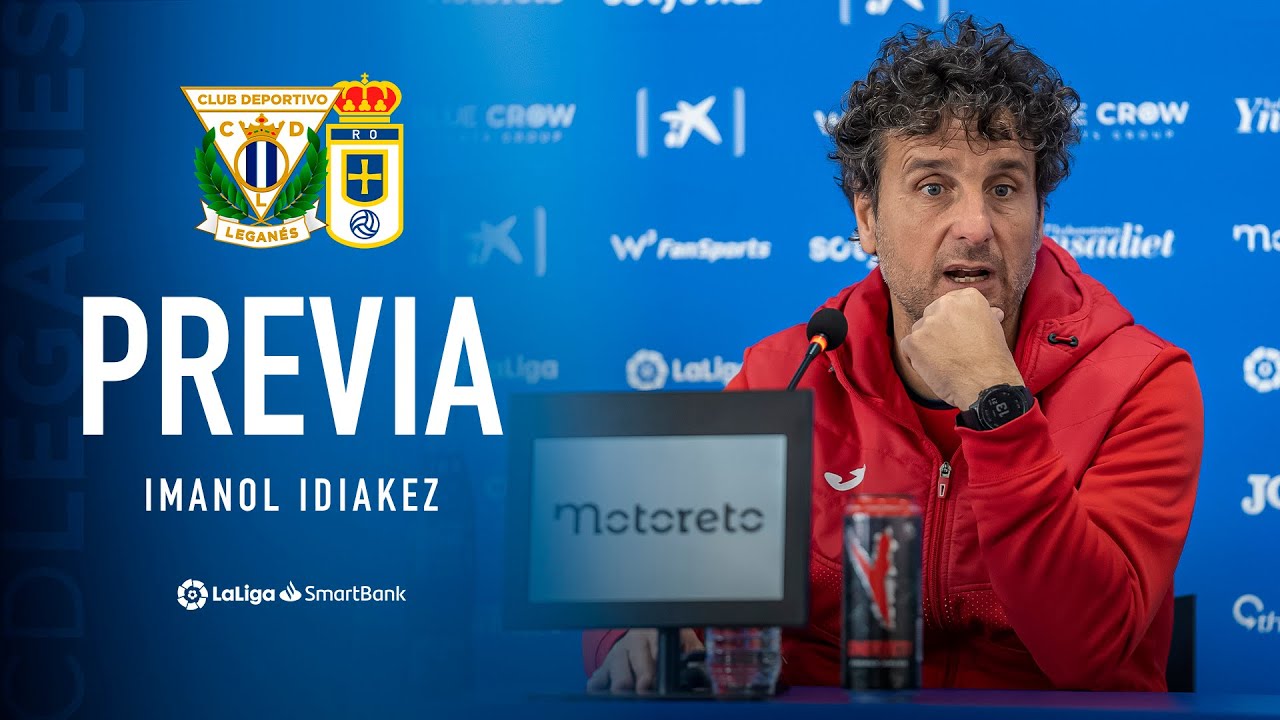 🎙 Rueda de prensa de Imanol Idiakez previa al #LeganésRealOviedo | C.D. Leganés