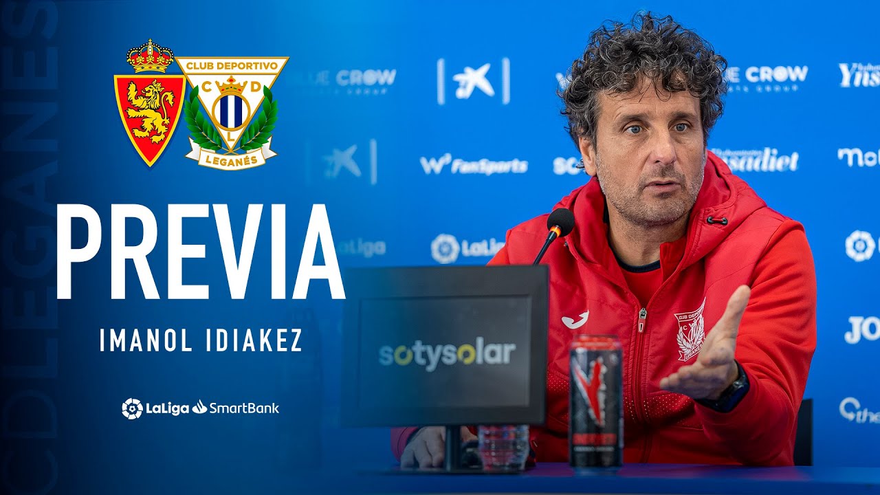 🎙 Rueda de prensa de Imanol Idiakez previa al #RealZaragozaLeganés | C.D. Leganés