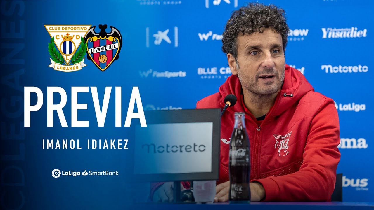 🎙 Rueda de prensa de Imanol Idiakez previa al #LeganésLevante | C.D. Leganés