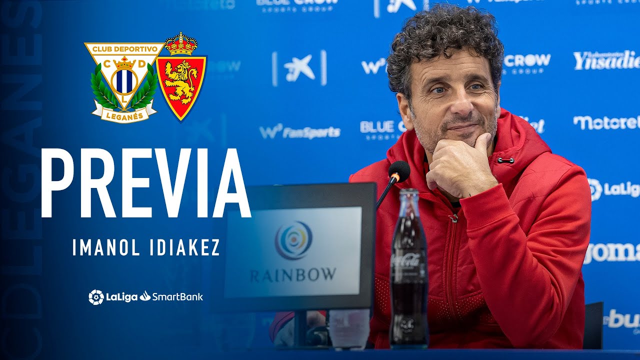 🎙 Rueda de prensa de Imanol Idiakez previa al #LeganésRealZaragoza | C.D. Leganés