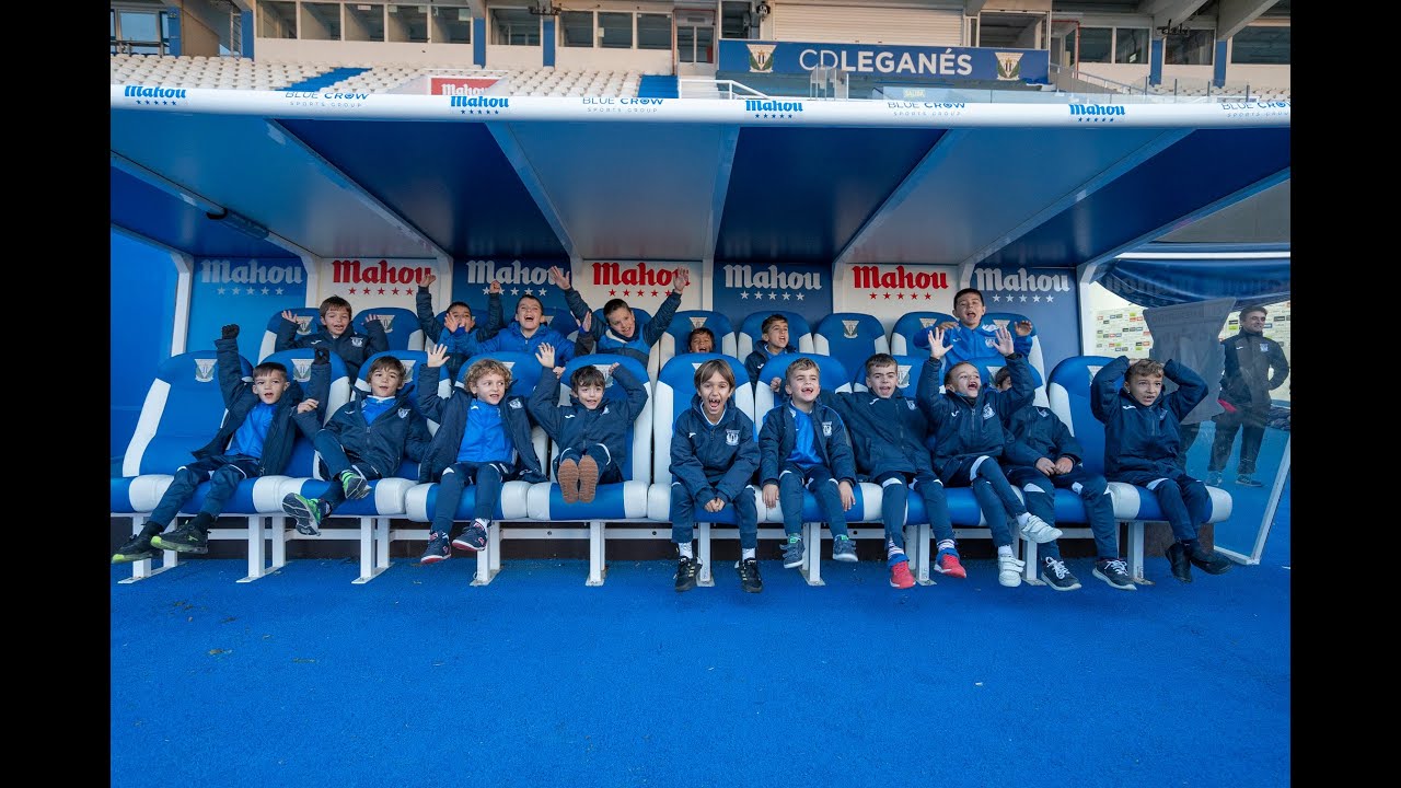 📹🧒 Los alumnos y alumnas de la Escuela del C.D. Leganés visitan Butarque