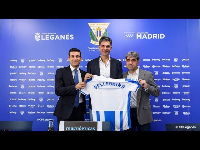 👔 Presentación de Manuel Pellegrino como entrenador del C.D. Leganés
