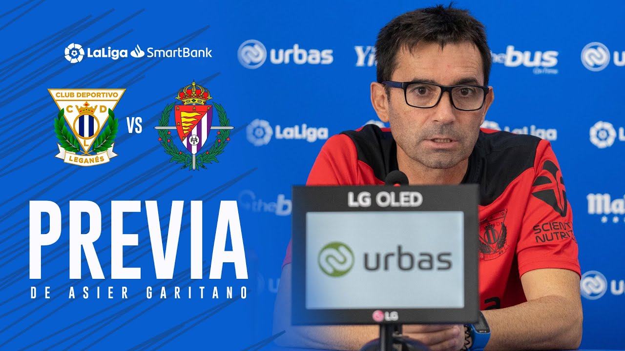 🎙 Previa de Asier Garitano #LeganésRealValladolid