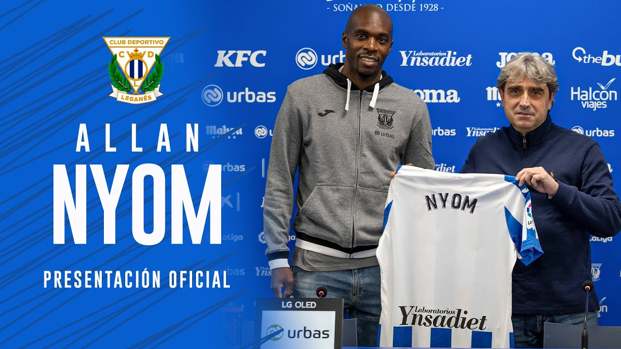 🎙Presentación de Allan Nyom como nuevo jugador del C.D. Leganés