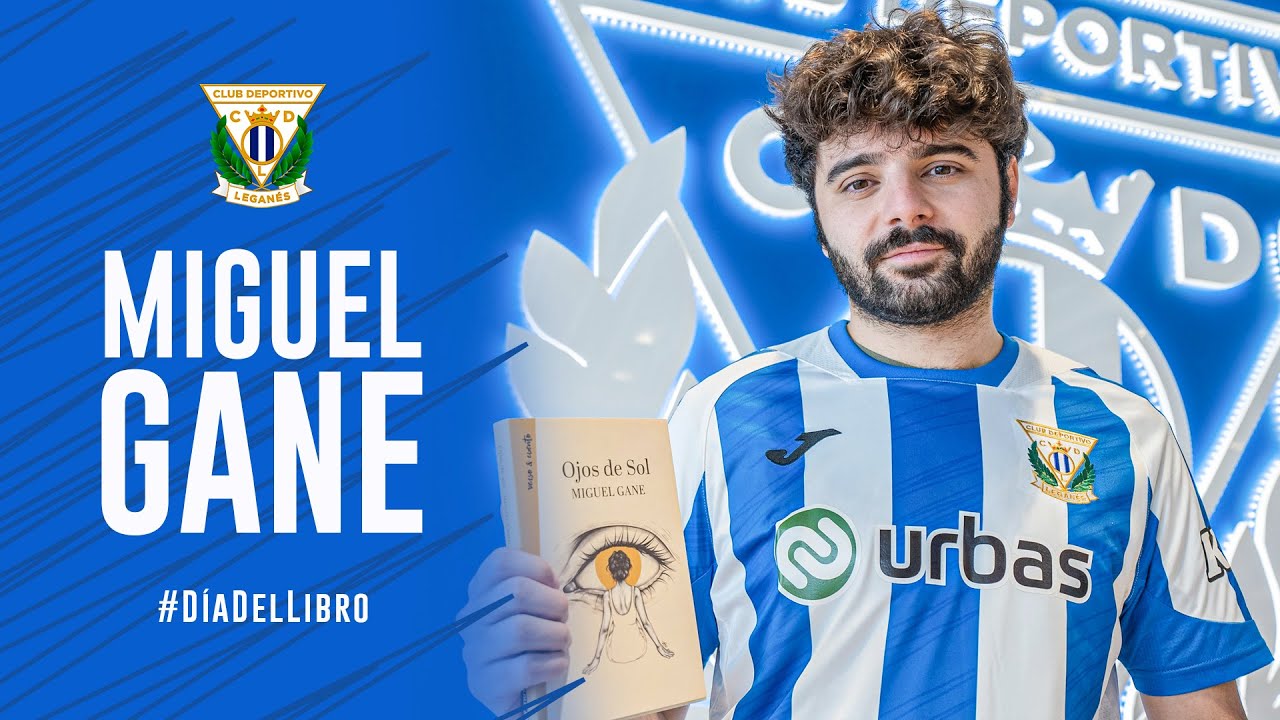📹 El C.D. Leganés conmemora el Día del Libro con el exitoso escritor Miguel Gane ✍️