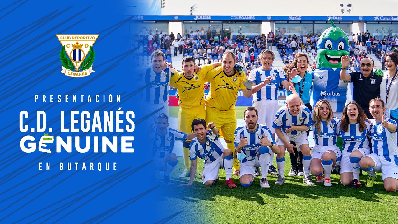 📹 El C.D. Leganés Genuine, presentado ante la afición antes de su debut en LaLiga Genuine Santander