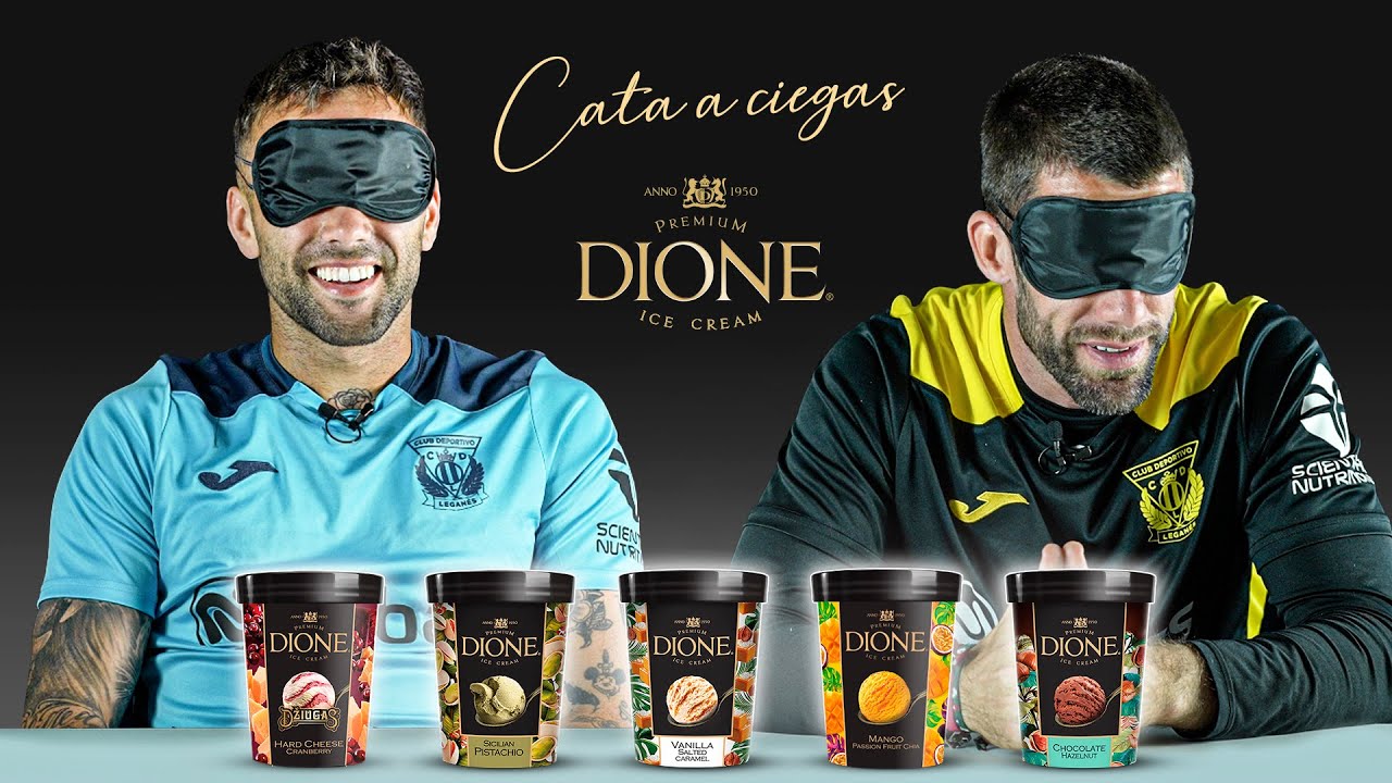 🍦CATA A CIEGAS de DIONE | Róber Ibáñez vs. Dani Jiménez | C.D. Leganés