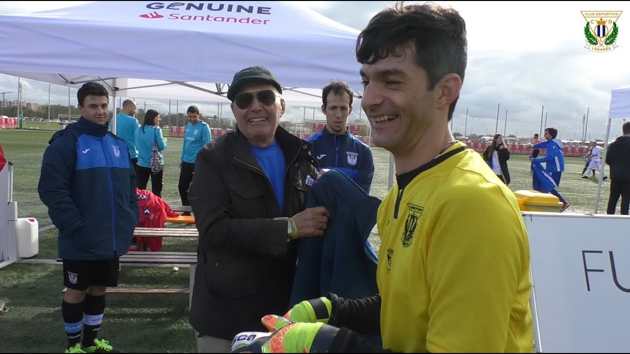 Josemi, 'La Araña', portero del C.D. Leganés en LaLiga Genuine