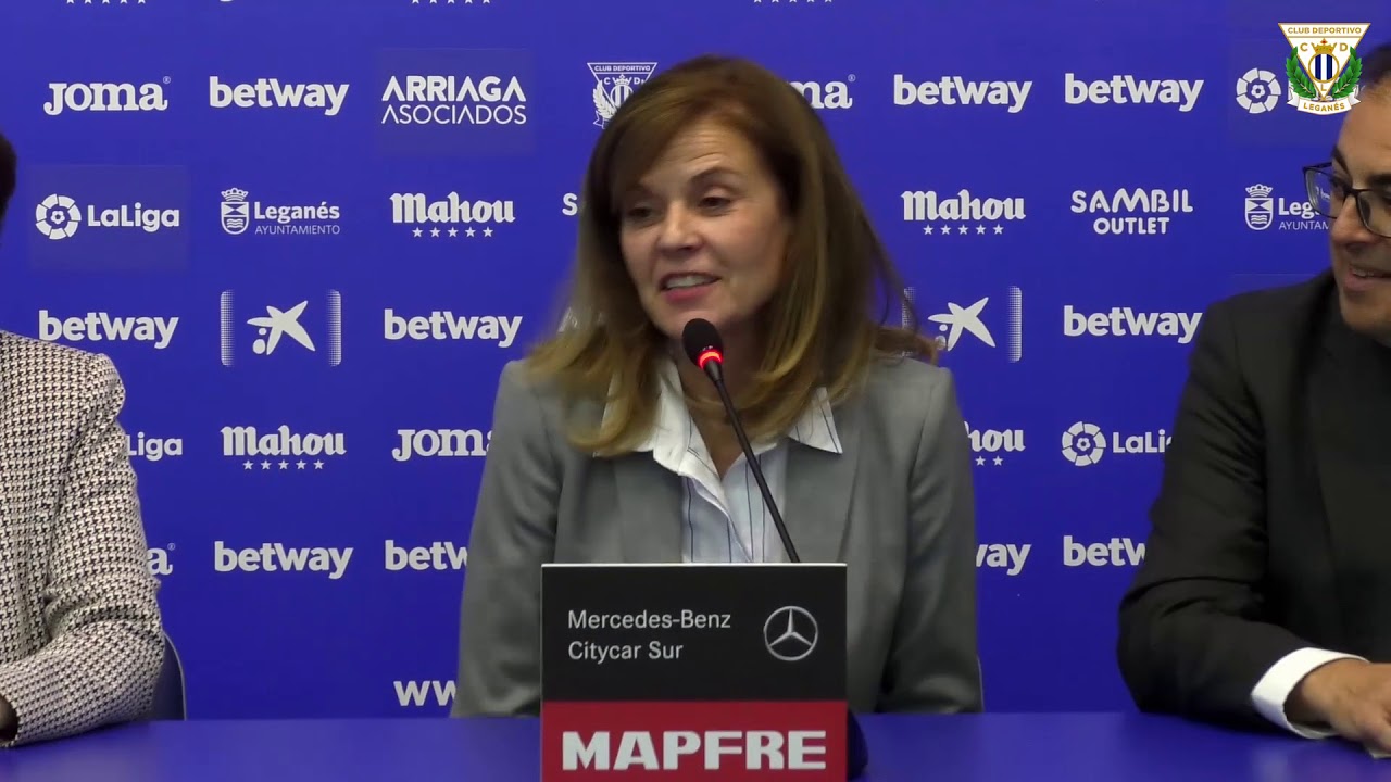 Rueda de prensa convenio Fundación C.D. Leganés y clubes deportivos de la ciudad