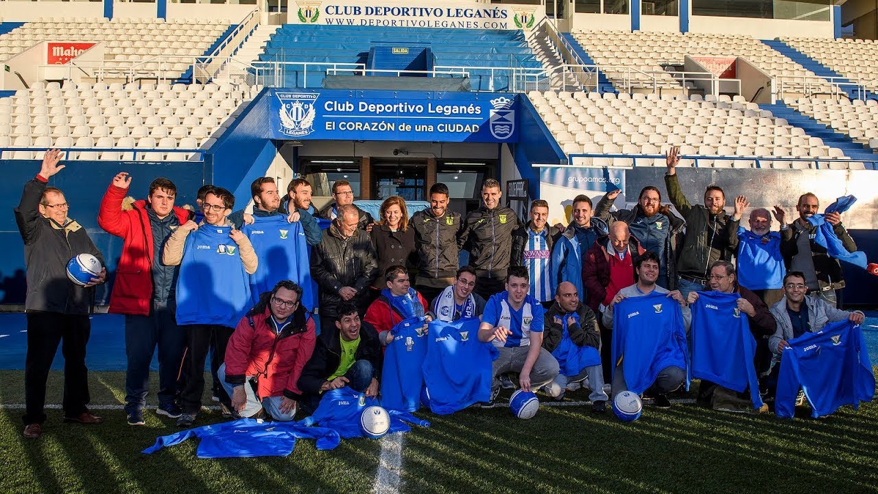 El CD Leganés y el Grupo AMÁS, unidos por la inclusión un año más