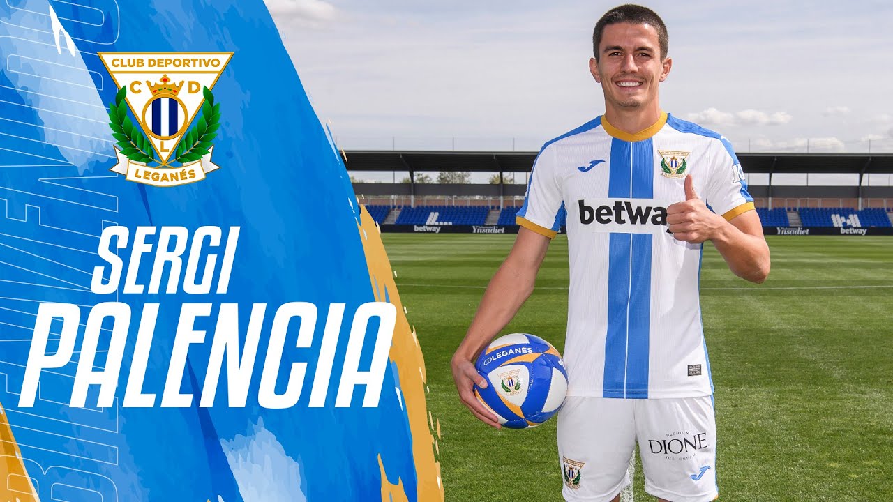 Presentación de Sergi Palencia como nuevo jugador del C.D. Leganés