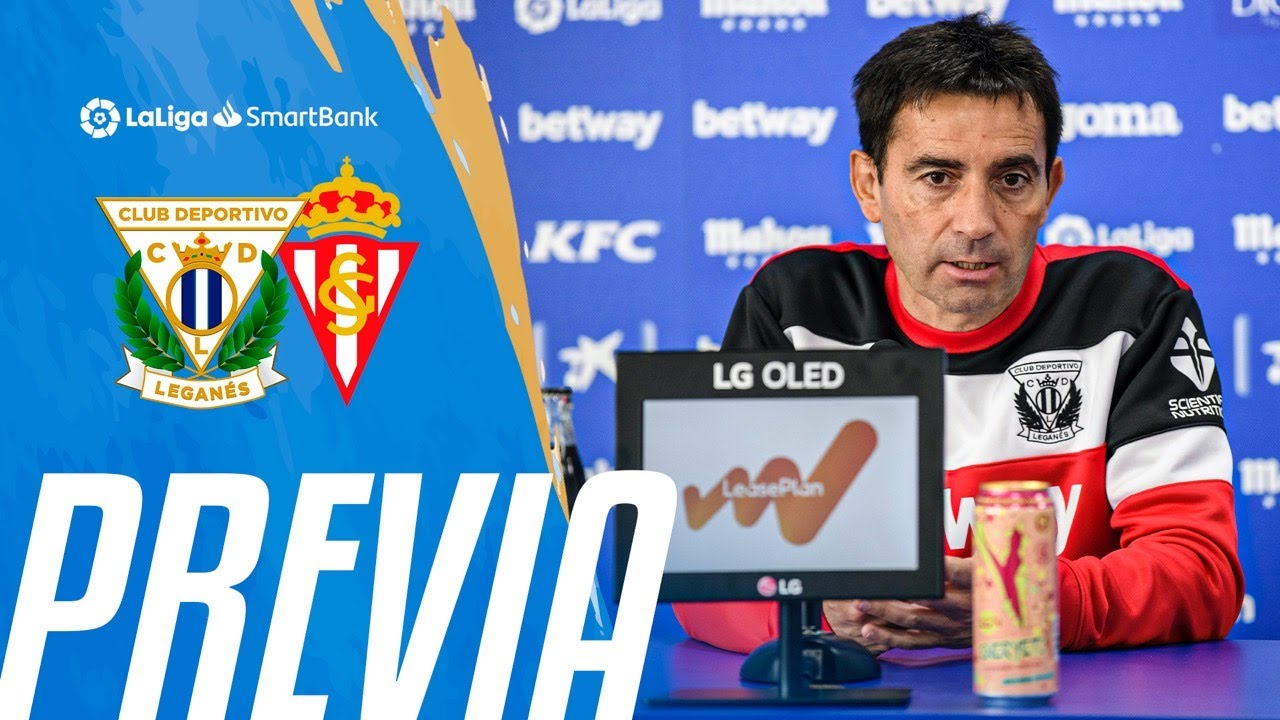 🎙Previa Asier Garitano #LeganésRealSporting