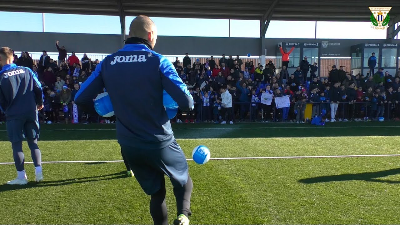 Entrenamiento de Reyes Magos del C.D. Leganés el 5 de enero