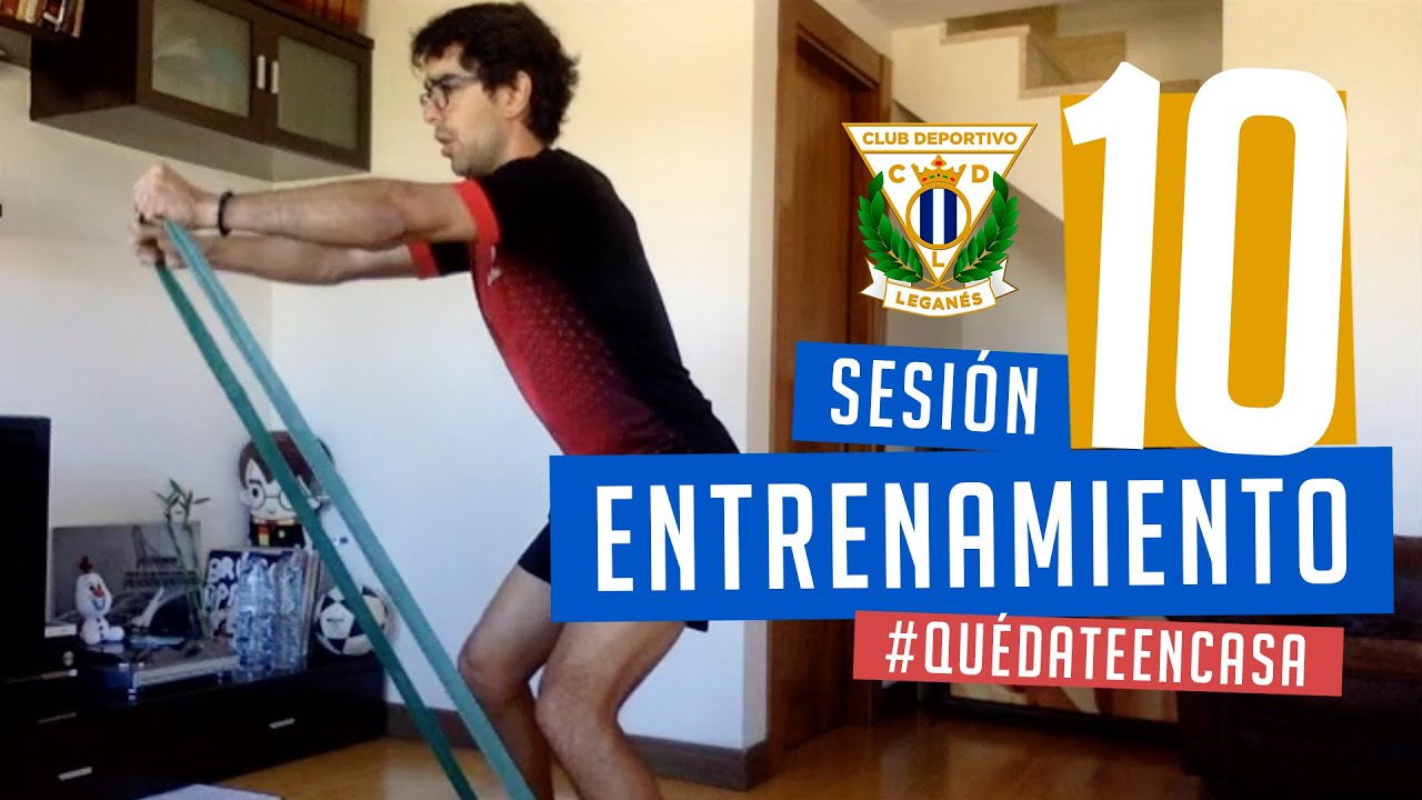 Sesión 10 de entrenamiento con el preparador físico del C.D. Leganés #QuédateEnCasa